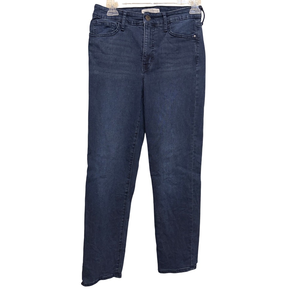 Social Standard by Sanctuary Womens Slim Straight Jeans Dark Wash Size 4/27